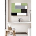 thumbnail image 6 of Sage Green Black Grey Wall Art for Living Room,Canvas Picture Wall Decor for Bathroom Bedroom,Modern Irregular Geometric Abstract Painting Artwork for Office Kitchen Hallway Dining Room Decor 16"x20", 6 of 8