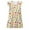 Light Yellow, variant on Girl's Flowy Dress Summer Easter Bunny Print Small Flying Sleeve Night Homewear Fashion Party Dresses for Toddler