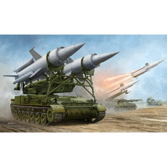 Trumpeter 09523 Model Kit Soviet 2 K11 A Tel w/9 M8M Missile 1 "Krug (4 Ganef)