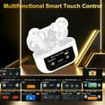 thumbnail image 3 of Wireless Earbuds - Touch Screen ANC Earbuds Hifi Sound Wireless Bluetooth 5.4 In Ear Headphones, Noise Canceling Earphones Multifunctional Ear Buds Headsets for Android IOS Gym Sports (White), 3 of 8
