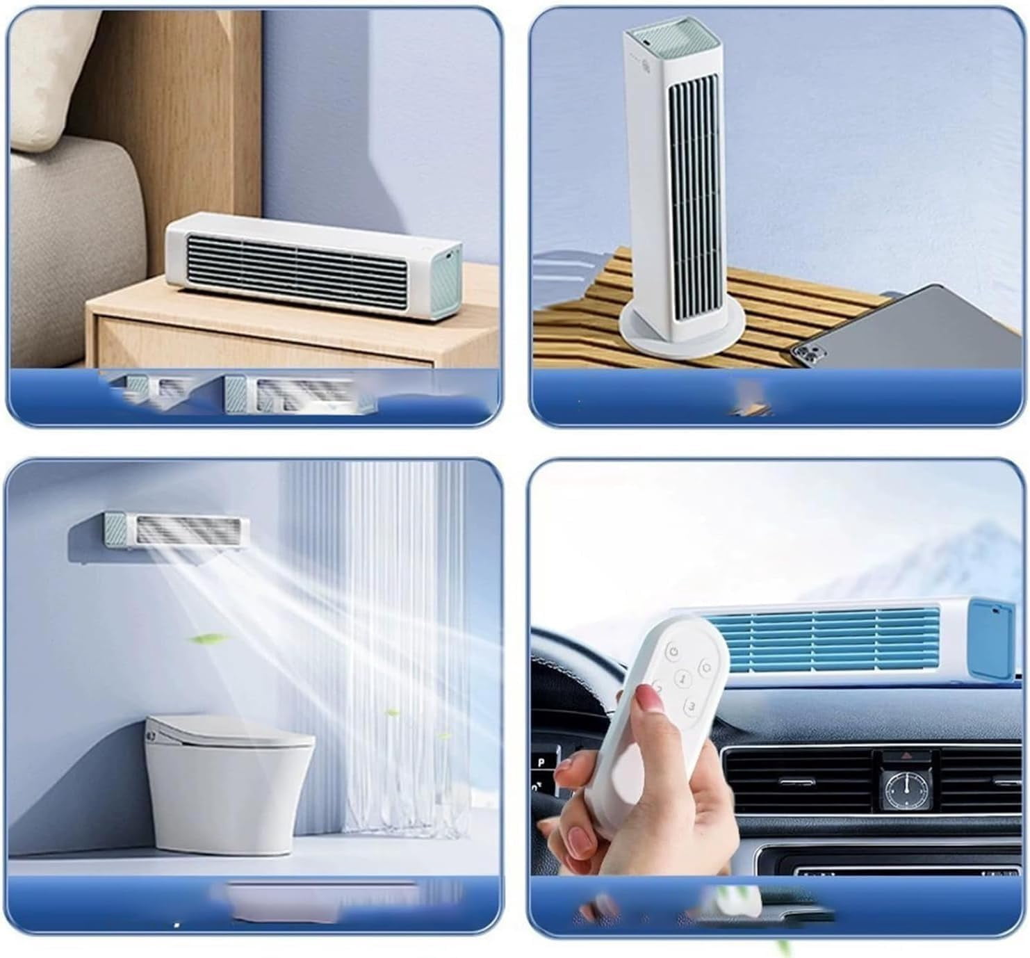 Breezamax, Breezamax Ac, Qinux Breezamax, Climafy Air Conditioner, Say Goodbye to the Heat and Humidity Immediately, Compact, Quiet and Energy-Saving, White