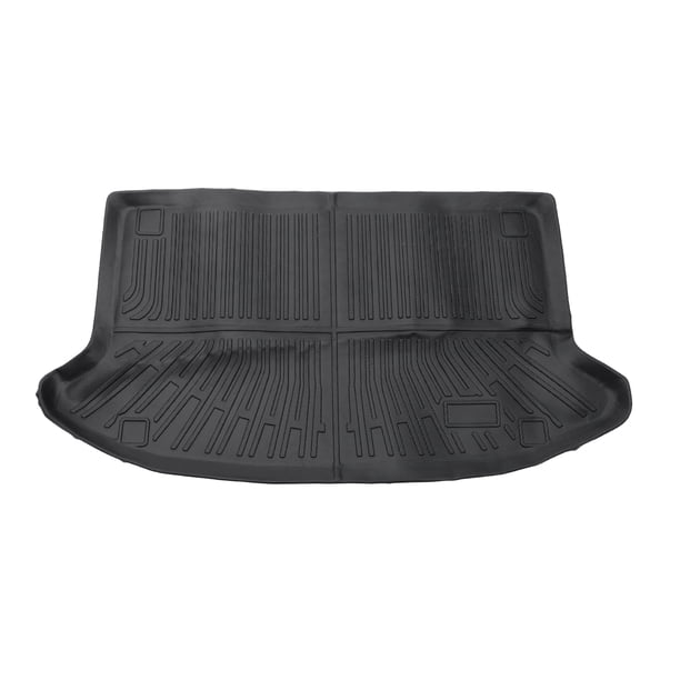 Alfombrilla de Maletero de Carga Unique Bargains para Kia Soul 2020-2024 No para Kia Soul EV Negro TPE 1 Pc Cara Plana Patrón de Rayas Antideslizante