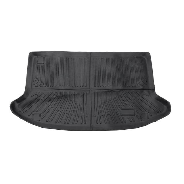 Alfombrilla de Maletero de Carga Unique Bargains para Kia Soul 2020-2024 No para Kia Soul EV Negro TPE 1 Pc Cara Plana Patrón de Rayas Antideslizante