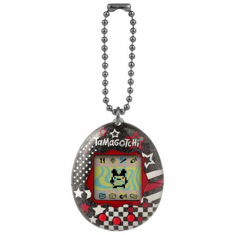 Tamagotchi, Digital Pet, Rock Glitter, Includes Chain, Feed, Play