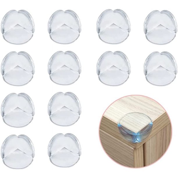 Protector de Esquinas de Mesa, 16 Piezas Protector de Esquinas para Bebés, Protectores de Esquinas Transparentes Protector de Esquinas de Mesa para Bebés, Protectores de Esquinas con Adhesivo Fuerte,