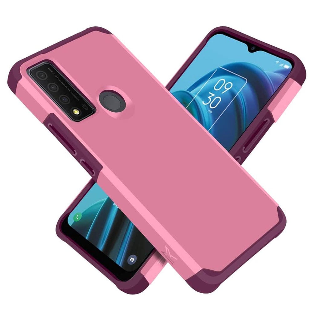 バッグ TAGLIOVIVO Phone Case TJS TCL 30 XE 5G Phone Case, Dual Layer Rugged Armor Cover