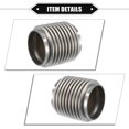 thumbnail image 5 of Car Exhaust Flexible Pipe Bellows 76x100mm 2.99"x3.94" Universal Durable Stainless Steel Silver Tone, 5 of 6