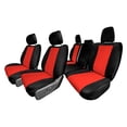 thumbnail image 1 of For 2022 – 2024 Dodge RAM 1500 FH Group Neoprene Waterproof Custom Fit Car Seat Covers  - Full Set Red, 1 of 5