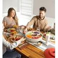 thumbnail image 3 of Bandeja giratoria dividida BigPonpon con tapa y asa, 12 litros, 3 of 6