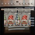 thumbnail image 2 of Grey Christmas Kitchen Towels Set of 3, Water Absorbent Dish Towel, Winter Gnomes Snowflake Cartoon Funny Decorative Hand Towels - Quick Drying Cloth for Cooking Baking, 18x28 Inch, 2 of 8