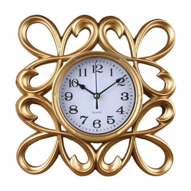 Mornei Decorative wall clock, elegant, quiet, practical and comfortable, creative retro Style B