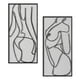 thumbnail image 1 of 2x Mujeres Desnudas Cuerpos de Pared Arte Estampados Línea Dibujo Cuerpo Boceto, 1 of 8