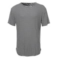 thumbnail image 1 of FashionOutfit Men's Basic Lightweight Crew Neck Tee Shirt, 1 of 4