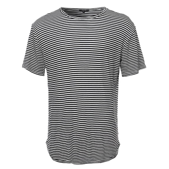 FashionOutfit Men's Basic Lightweight Crew Neck Tee Shirt