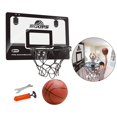 thumbnail image 3 of Deportes sobre la puerta Aro de baloncesto Kit resistente a roturas Baloncesto de pared Juguete deportivo Regalos de cumpleaños navideños pa Negro B Soledad aro de baloncesto, 3 of 8