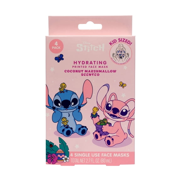 Stitch Easter Face Mask Set, 4 Pieces, Coconut Marshmallow Scented, 120g