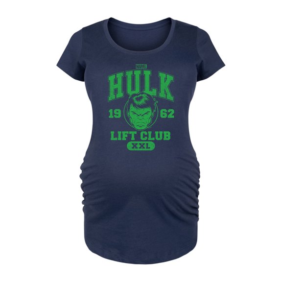 Marvel Hulk - Lift Club - Maternity Scoop Neck Graphic T-Shirt