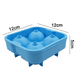 thumbnail image 2 of Molde para cubitos de hielo, bandeja para cubitos de hielo circular, para cócteles de whisky, fácil de reutilizar, 2 of 5