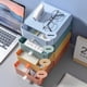 thumbnail image 5 of Caja de almacenamiento de escritorio, organizador apilable, cajón de almacenamiento de joyería y cosméticos para el hogar y la Oficina, 5 of 8