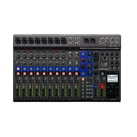  Zoom L12  LiveTrak 12 Channel Pro Digital Mixer and 