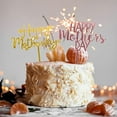 thumbnail image 6 of Mother's Day Cake Topper, 10pcs Acrylic Happy Mother's Day Cupcake Topper for Birthday Mother's Day Cake Party Decoration Supplies (Gold & Pink -1), 6 of 7