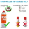 thumbnail image 6 of Butane Torch Kitchen Culinary Torch Cooking Torch with Adjustable Flame (Butane Gas Not Included), 6 of 10
