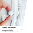 thumbnail image 3 of Porte Intérieure pour Animaux, Porte Arquée Blanche pour Chat Installation Facile DIY Sans Rabat pour Intérieur pour Chiot, 3 of 8
