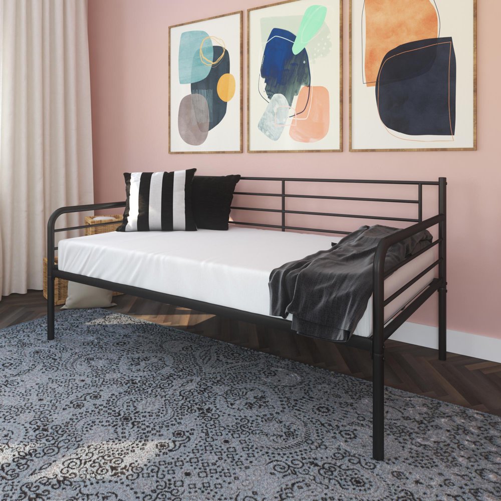 Metal Daybed, Black