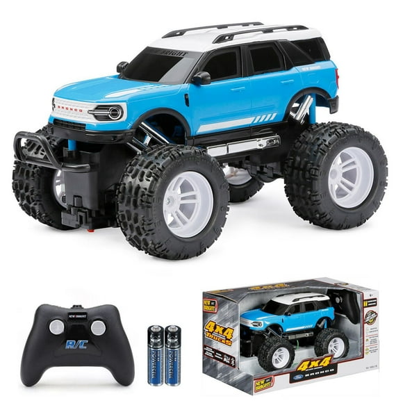 Camion bleu télécommandé Ford Bronco 1/16e New Bright, 1688UF-7B Bronco 1/16e RC