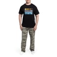 thumbnail image 5 of CafePress - Vote Peace Men's Dark Pajamas - Men's Dark Loose Fit Cotton Pajama Set, 5 of 7