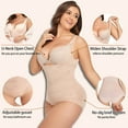 thumbnail image 4 of VASLANDA Shapewear Bodysuit for Women Tummy Control Butt Lifter Panty Criss Cross Stomach Body Shaper Trainer Slimming Girdles, 4 of 7