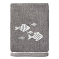 thumbnail image 4 of Authentic Hotel and Spa  Turkish Cotton Figi 4PC Embellished Towel Set Charcoal, 4 of 5