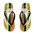 thumbnail image 1 of Peach Couture Mens Beach Flip Flops Textured Strappy Slip On Beach Sandals, 1 of 1