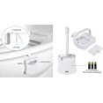 thumbnail image 5 of Motion Sensor Toilet Night Light Home Toilet Light Bathroom Human Movement Sensor Toilet Seat Light 8 Color Change Memory Light Detection (1 Pack), 5 of 5