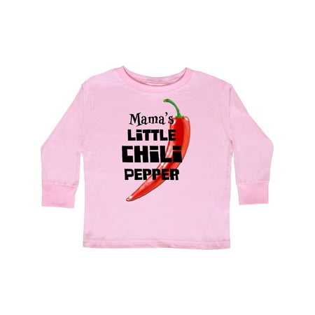 

Inktastic Mama s Little Chili Pepper Gift Toddler Boy or Toddler Girl Long Sleeve T-Shirt