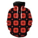 thumbnail image 1 of Sudadera con capucha y cremallera para hombre, estilo étnico exótico retro, informal, divertida, con estampado 3D de primavera, de gran tamaño, estilo hip hop, Harajuku, manga larga, 1 of 6