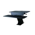 thumbnail image 1 of TygerClaw Sit-Stand Desktop Workstation Stand with Desk Clamp, 1 of 1