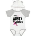 thumbnail image 3 of Inktastic Breast Cancer Awareness My Aunty is a Fighter Boys or Girls Baby Bodysuit, 3 of 5