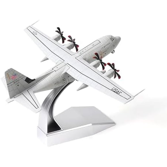 NUOTIE 1/200 C-130 Hercules Transport Airplane Model Metal DieCast Aircraft Model Military Display Collection Gifts