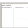 thumbnail image 2 of Agenda Mensuel Non Daté Autocollant Effaçable À Sec Wallmates, 2 of 4