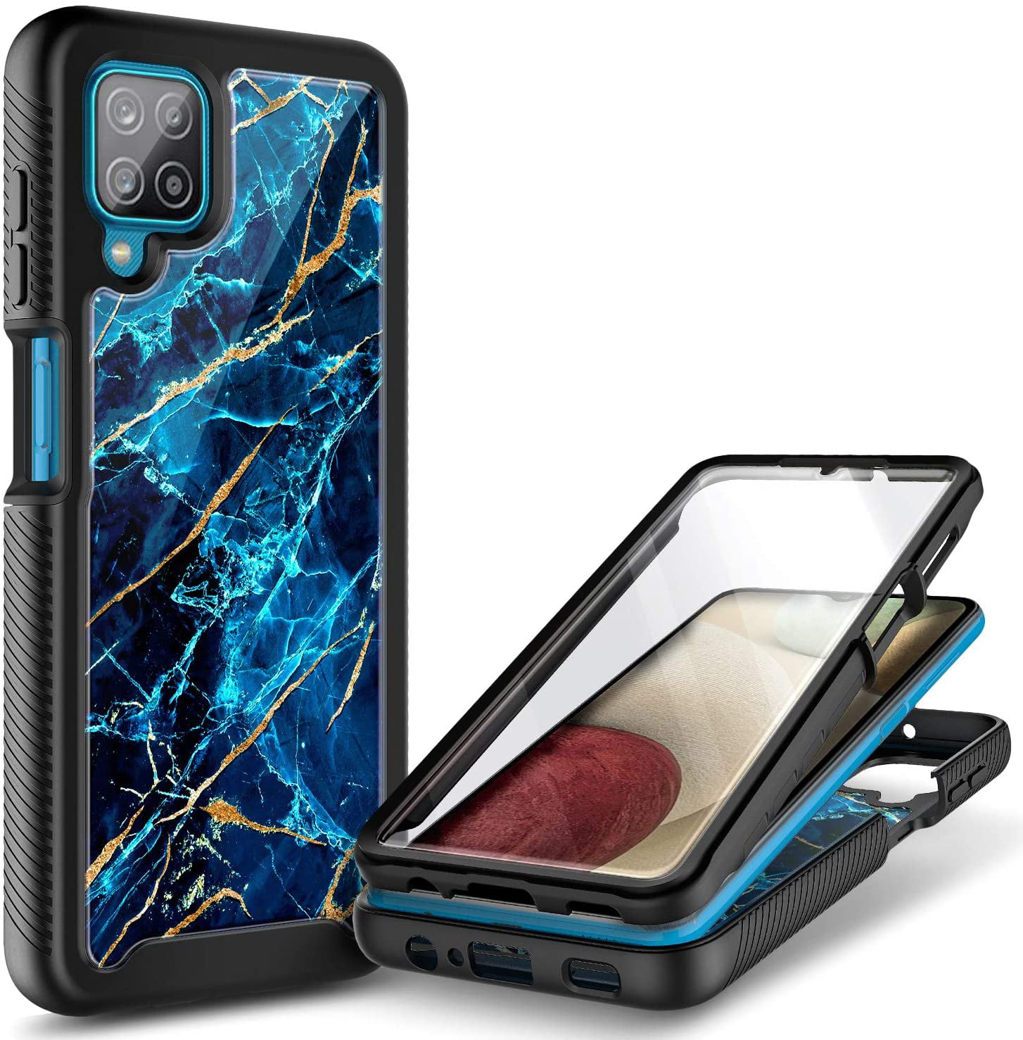 Digital Camo Shockproof Rugged Dual Layered Cover w/Stand Case Compatible with Apple iPhone X Impact-Resist 