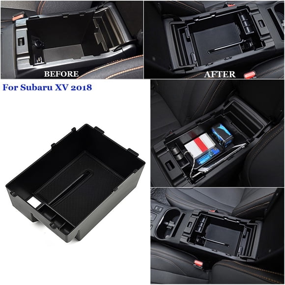 Perfect Fit Central Storage Box Cover Trim for Sbaru XV 2018 Organize in Style