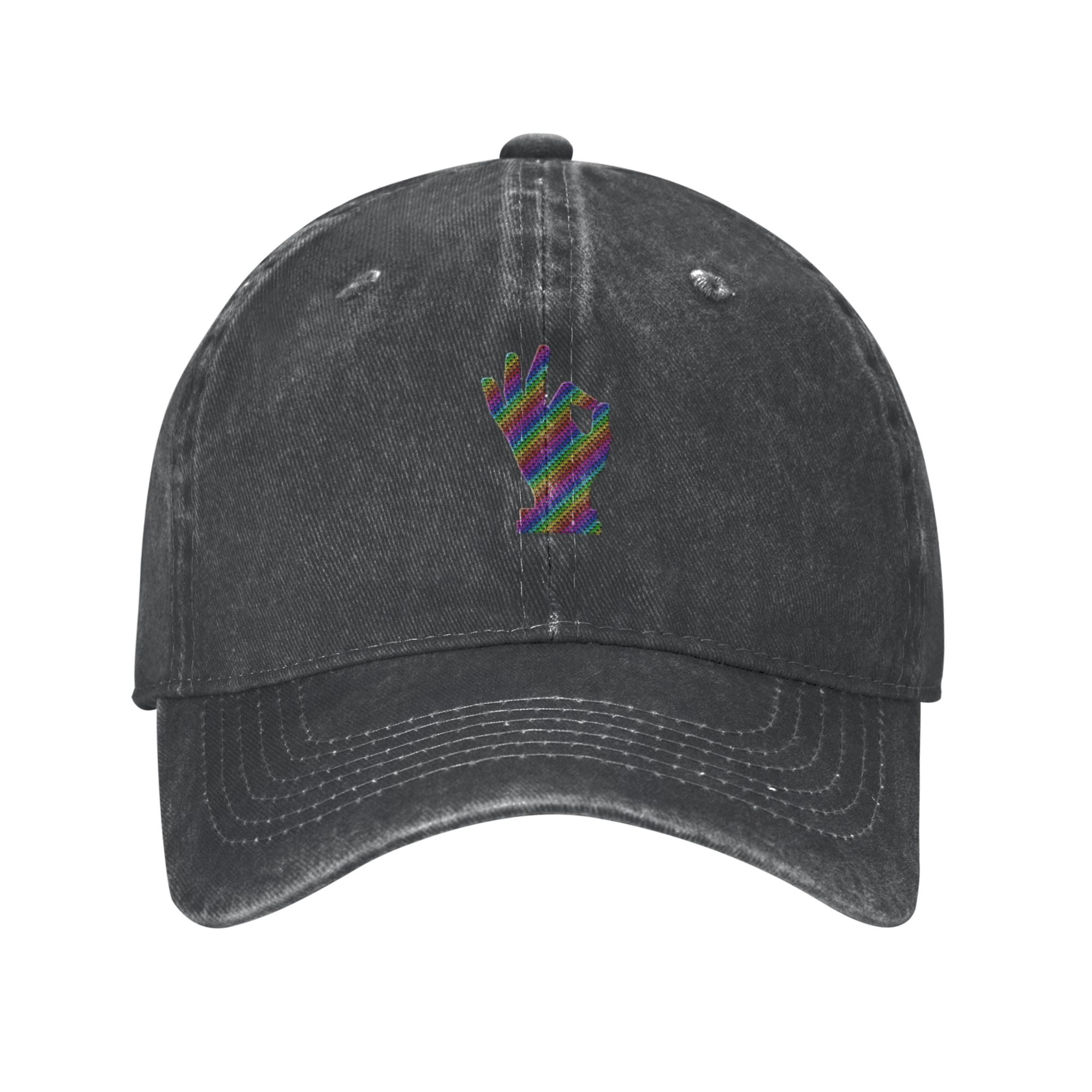 ZICANCN Adjustable Baseball Cap Women, Hand Symbol Okay Sign Hats for ...
