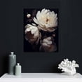 thumbnail image 4 of JRXY  Peony Black and White Botanical Wall Art Canvas Painting Flower Poster Prints Wall Picture Home Room Decor (08x12inch-No Framed) 12x16 in, 4 of 4