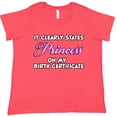 thumbnail image 3 of Inktastic Princess Women's Plus Size T-Shirt, 3 of 5