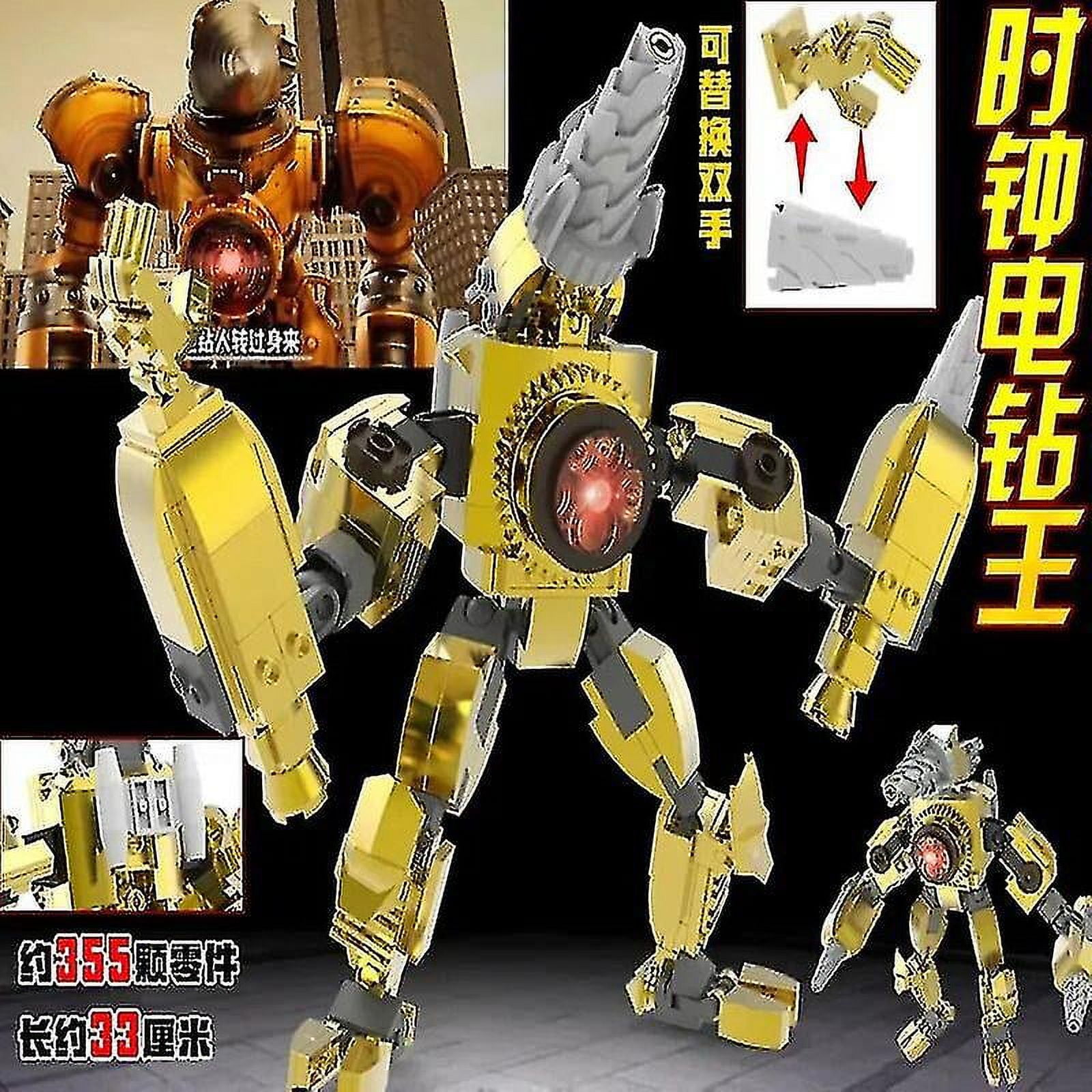 Skibidi Toilet Building Blocks Toys Titan Clock Man Speakerman Boss Brick Titan Cameraman Man Figure Toys For Kids Navidad Gift pb HEFEI Walmart