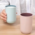 thumbnail image 3 of Portable Double Layers Non-slip Toothbrush Holder Couple Water Cup Drinking Mug, 3 of 12