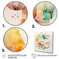 thumbnail image 3 of Designart Watercolor Multi Shape Abstract I Canvas Wall Art, 3 of 5