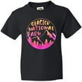 thumbnail image 3 of Inktastic Glacier National Park Montana Pink Mountains Youth T-Shirt, 3 of 5