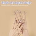 thumbnail image 5 of Duslogis 10PCS Wudu Nail Rings for Acrylic Nails, Size Adjustable Fingernail Rings No Adhesive, Reusable Halal Nail Ring Set, Daily Wear Non-Tarnish, Metal Ring for Press on Nails with No Glue, 5 of 7